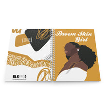 Load image into Gallery viewer, Brown Skin Girl Notebook

