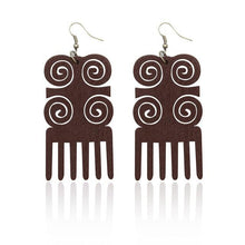 Load image into Gallery viewer, Natural Wood Earrings
