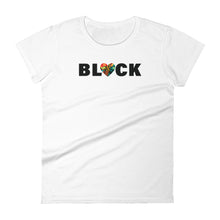 Load image into Gallery viewer, Black Love Women&#39;s short sleeve t-shirt
