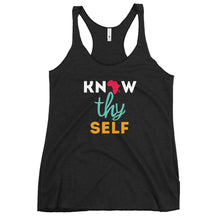 Load image into Gallery viewer, Juneteenth - Know thyself Women&#39;s Fit Racerback Tank
