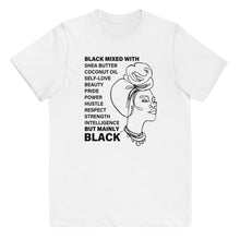 Load image into Gallery viewer, Black Mixed with Black Tee for Youth
