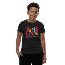 Load image into Gallery viewer, Juneteenth Free-ish Since 1865 Youth Short Sleeve T-Shirt
