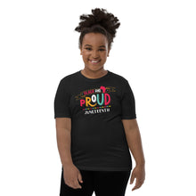 Load image into Gallery viewer, Black &amp; Proud Youth Short Sleeve T-Shirt
