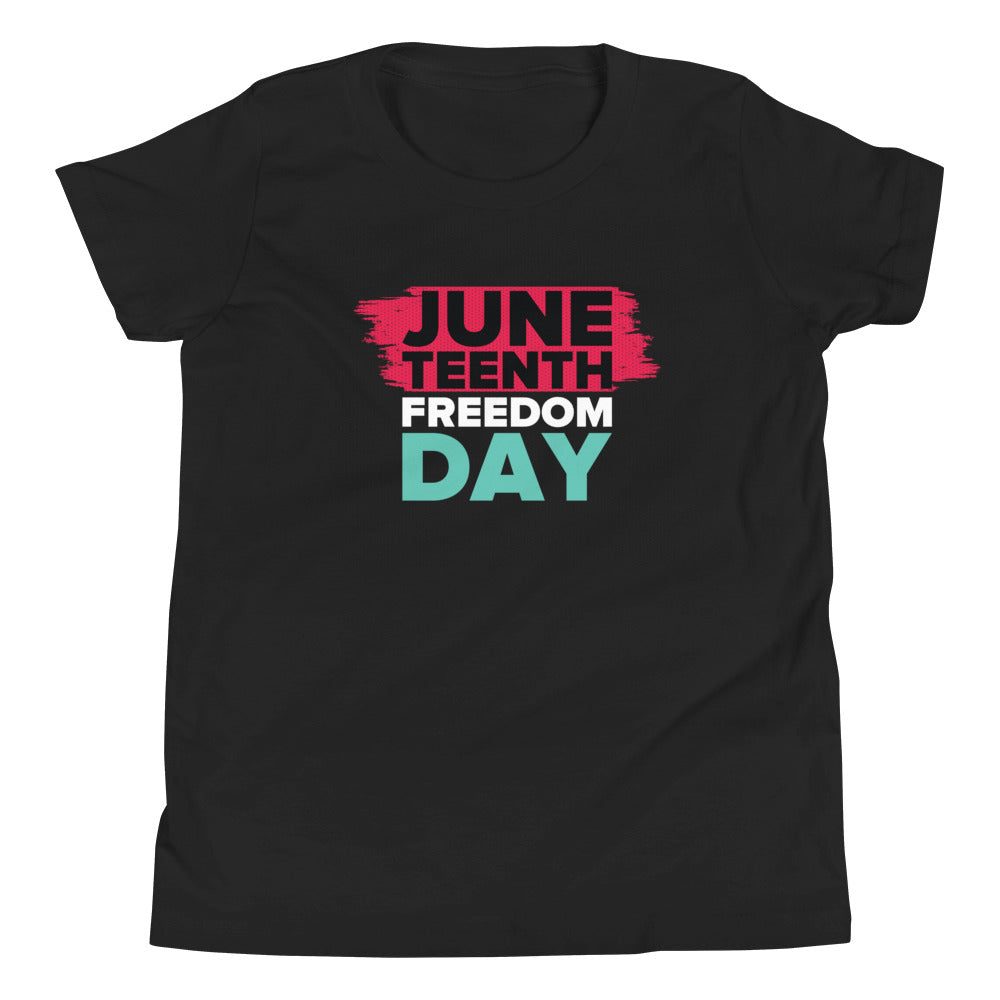 Juneteenth Freedom Day Youth Short Sleeve T-Shirt